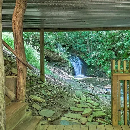 Bryson City Cottage With Hot Tub And Waterfall Views! Exterior photo